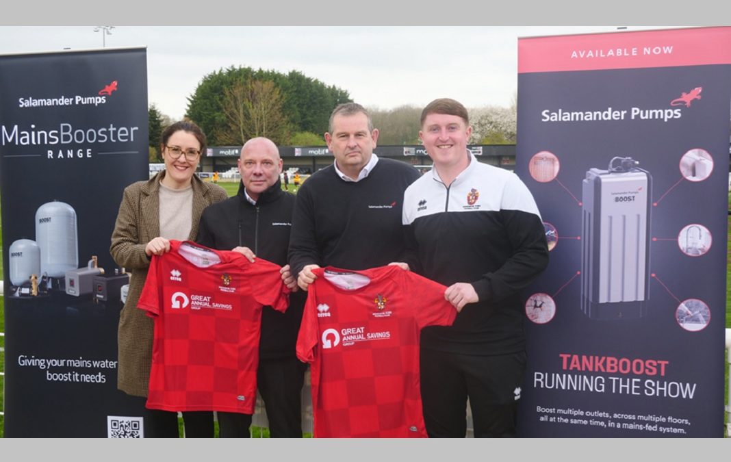 Salamander Pumps partners with local football team