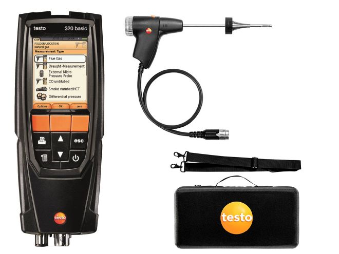 Testo flue gas analysers