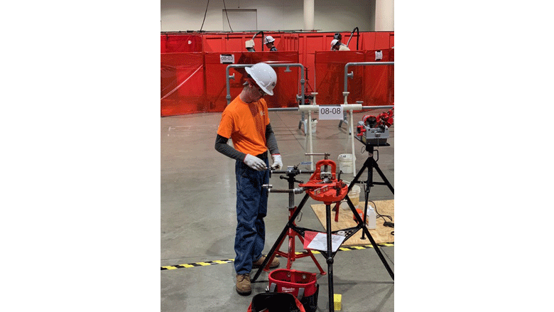 Manhattan Mechanical’s Max Witt earns bronze for pipefitting in ABC’s National Craft Championships