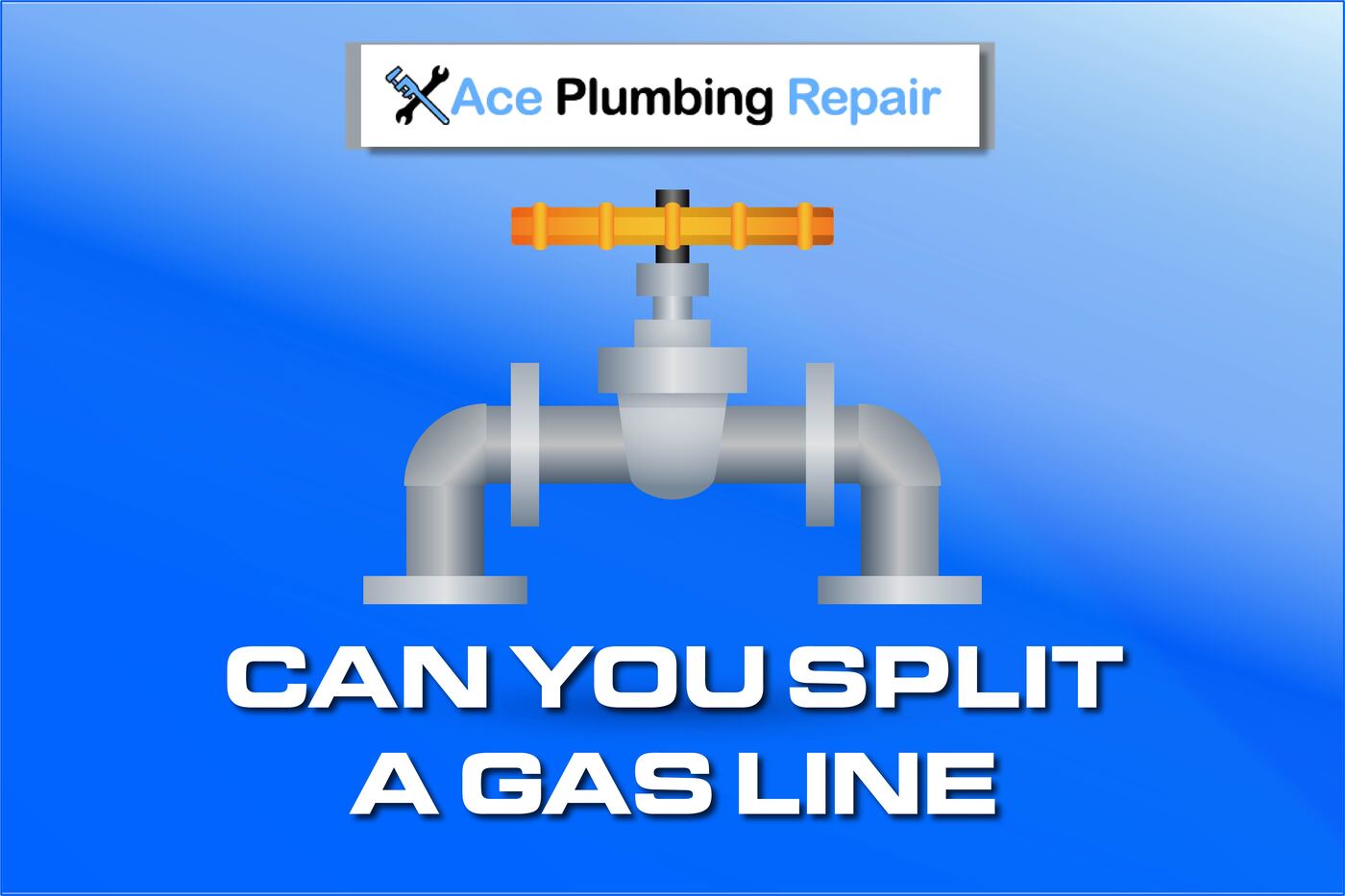 Can you split a gas line?