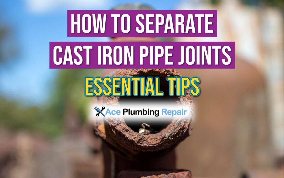 How To Separate Cast Iron Pipe Joints?