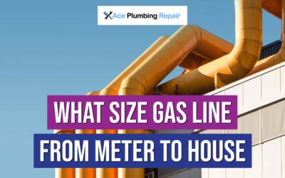 What Size Gas Line From Meter To House?