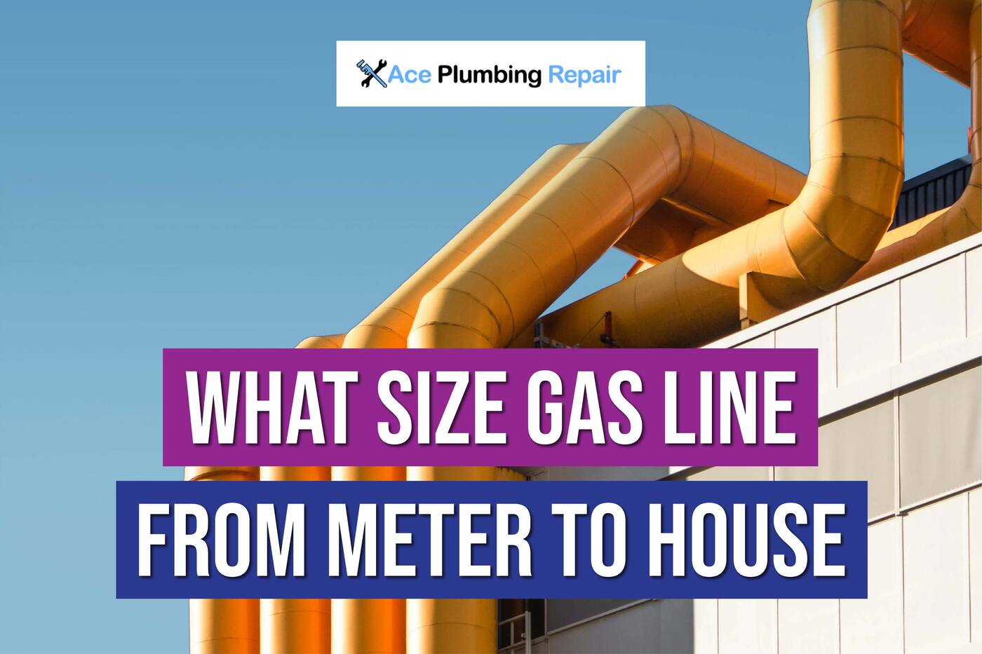 What Size Pipe From Meter To House